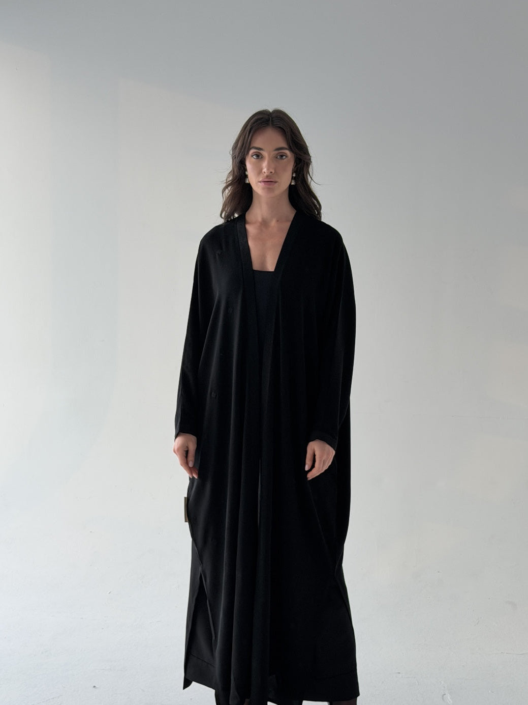 Black Embroidered Abaya