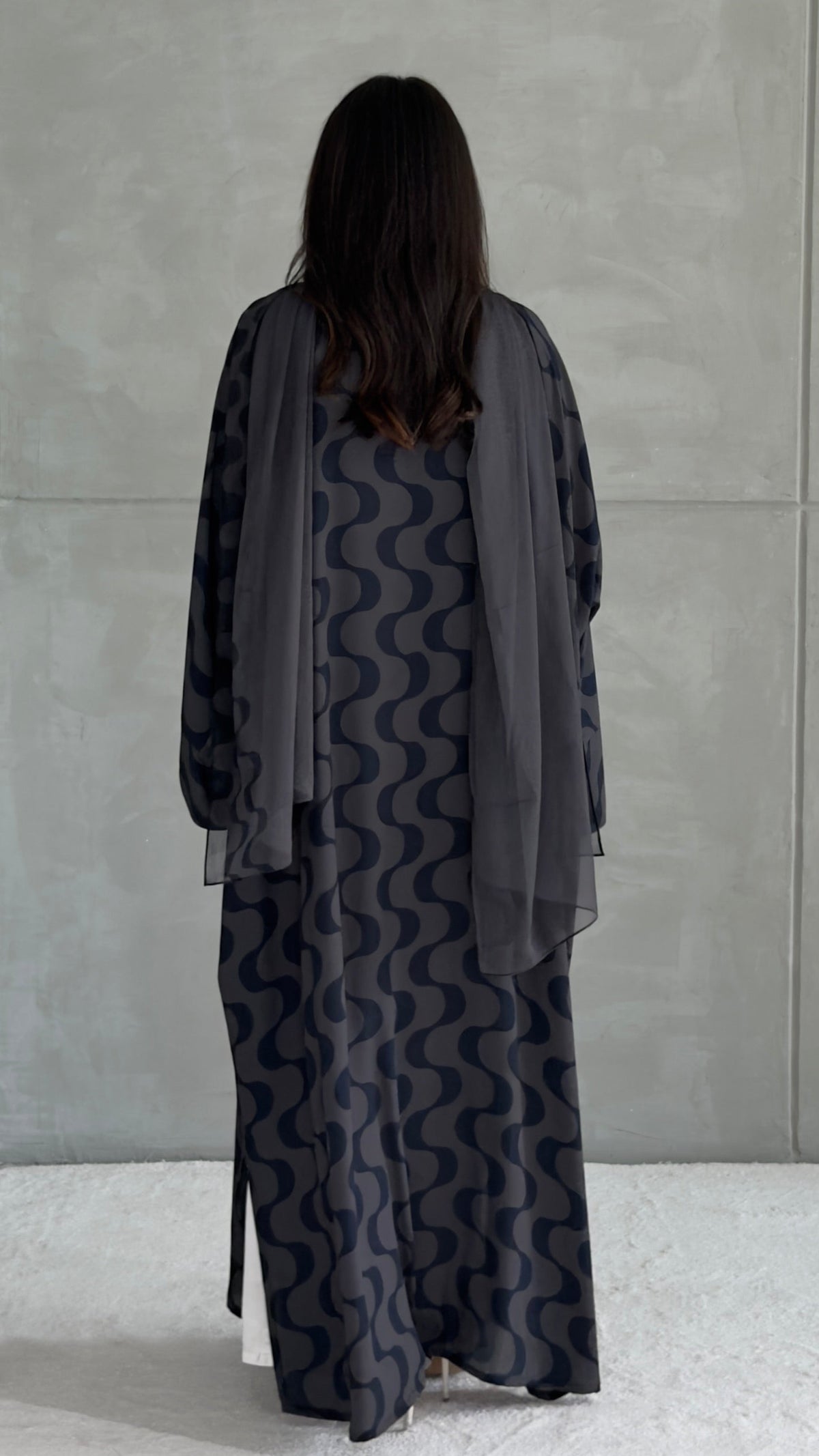 Keke Wave Line In Dark Grey