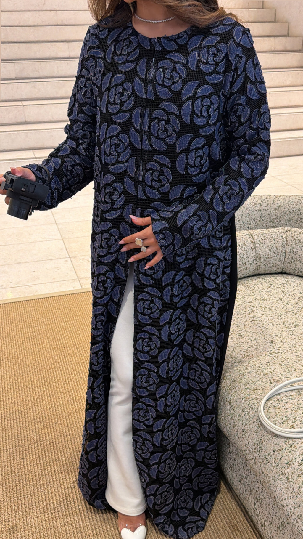 Denim abaya