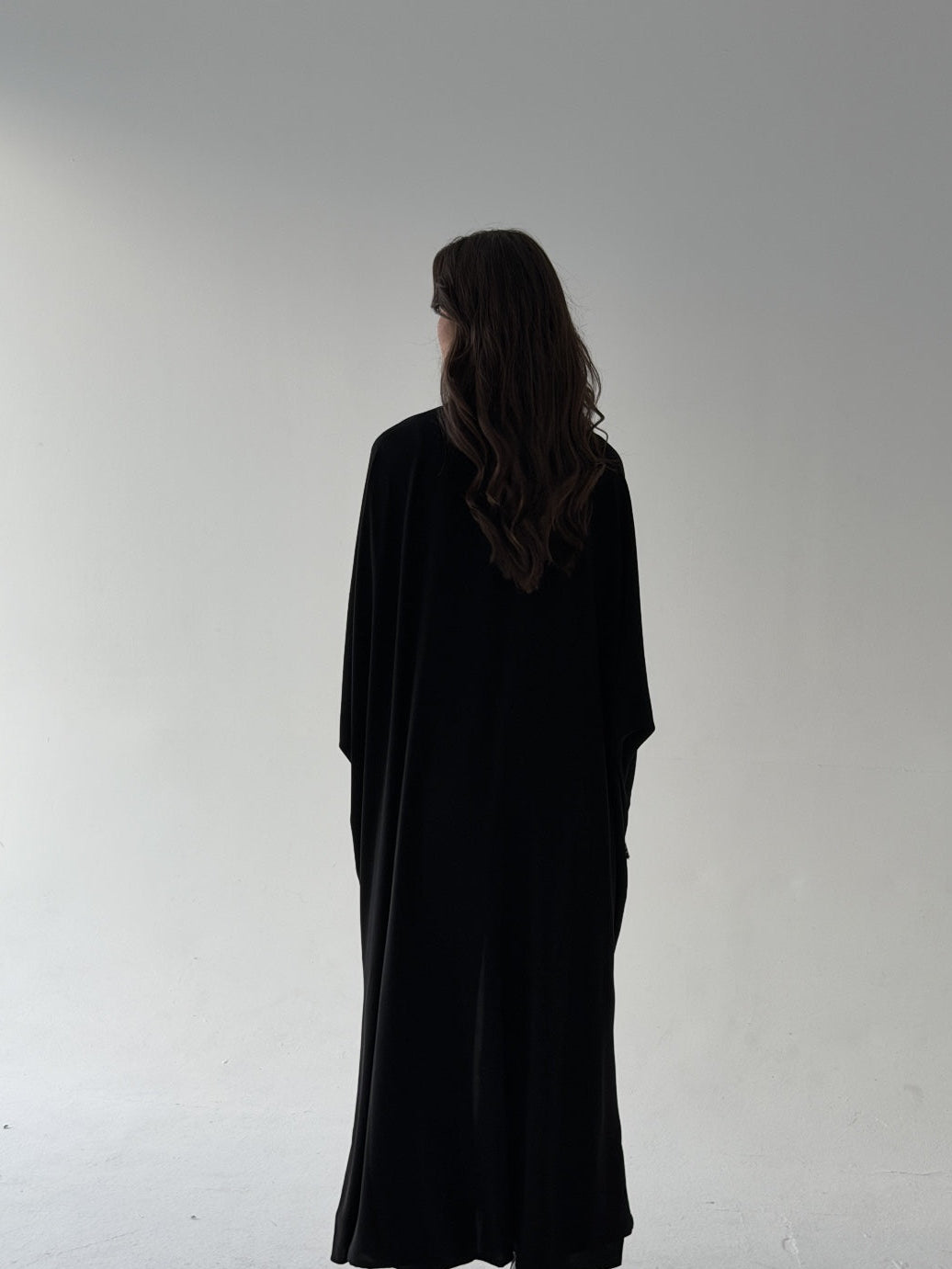 Black Embroidered Abaya