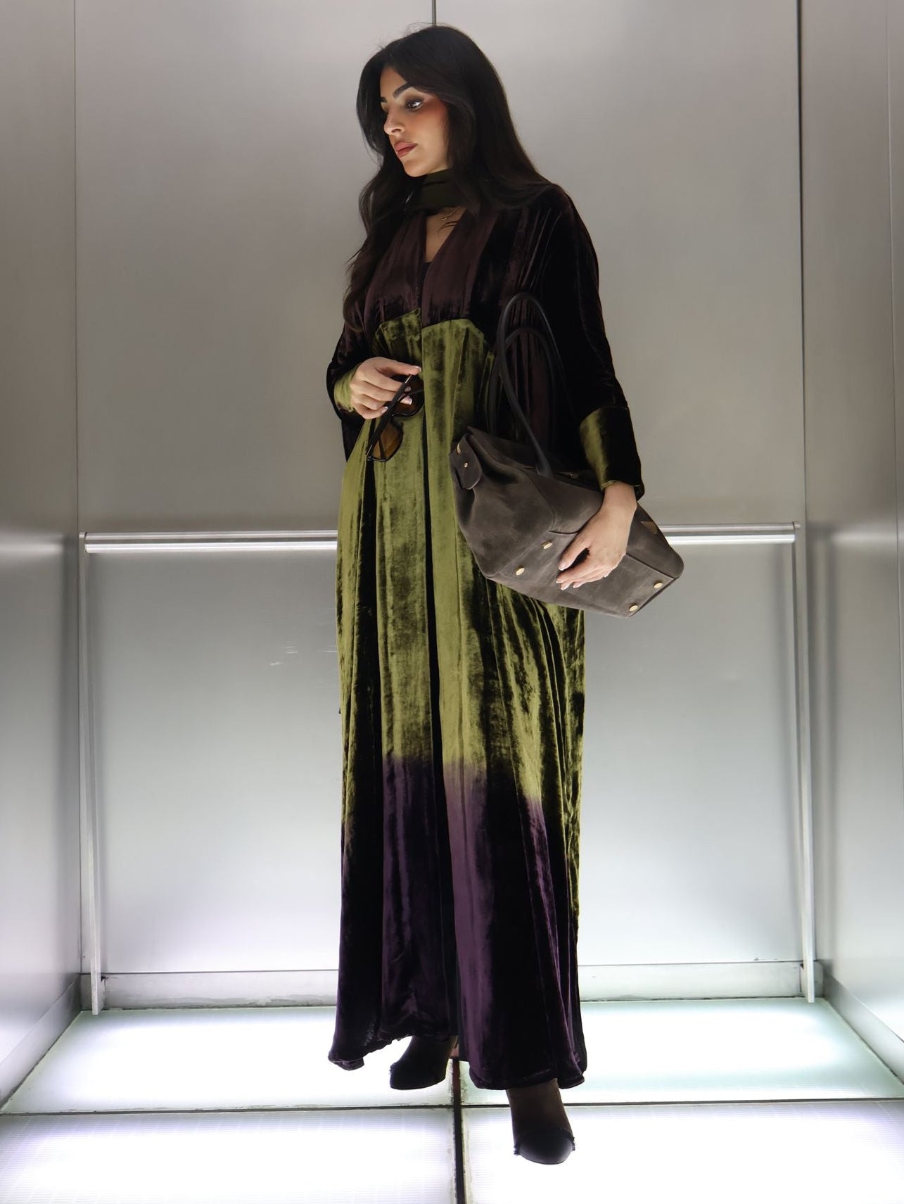 olive velvet