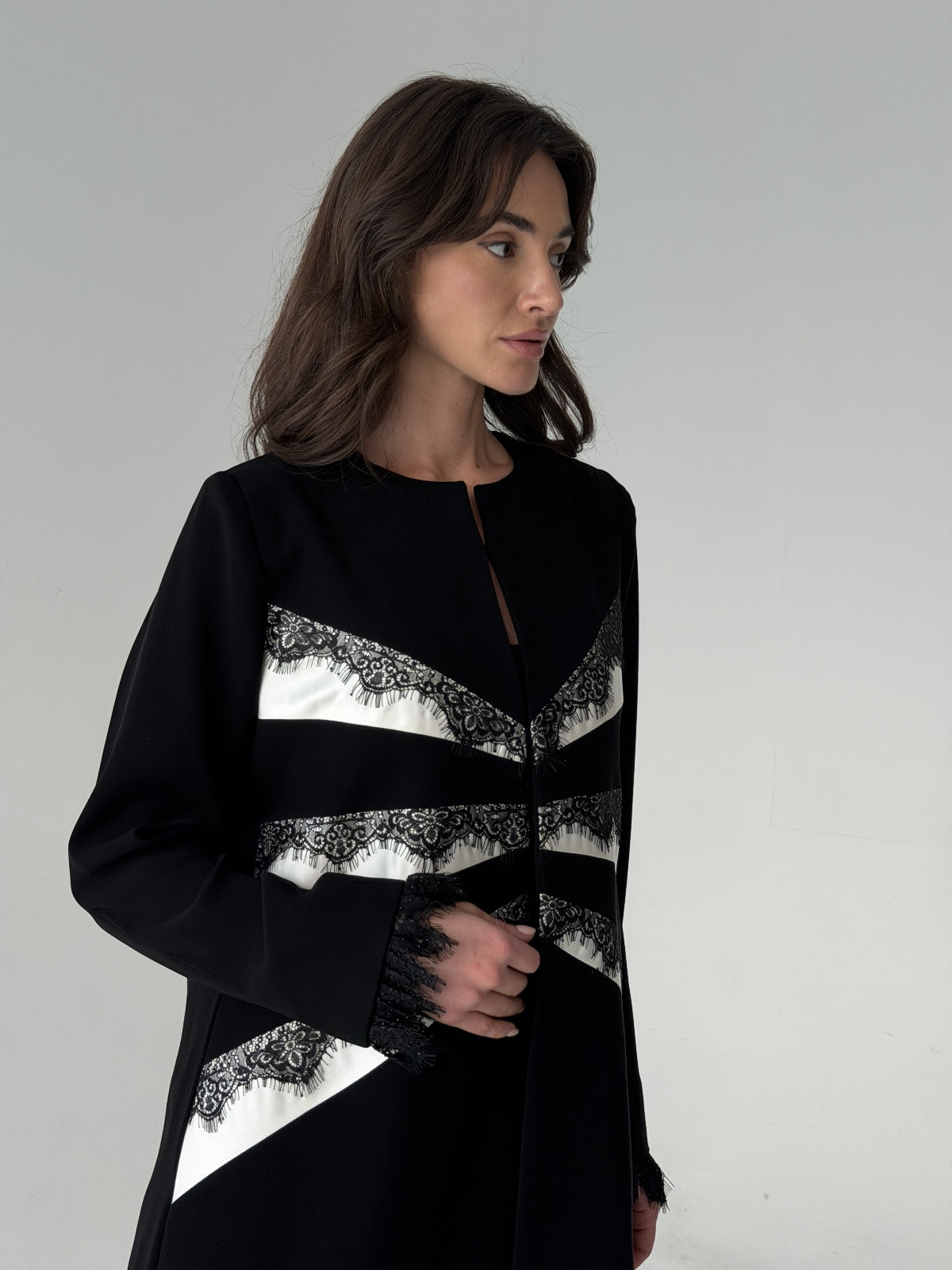 Lace Wonder Glitter Abaya