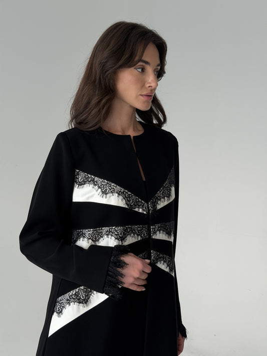 Lace Wonder Glitter Abaya