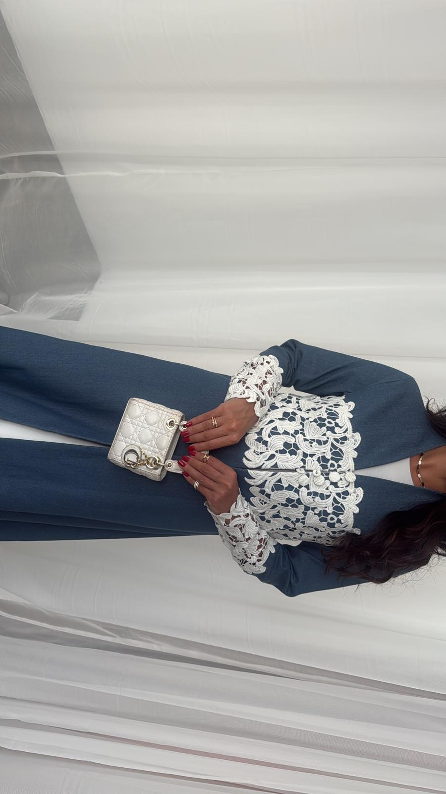 ELVA denim abaya