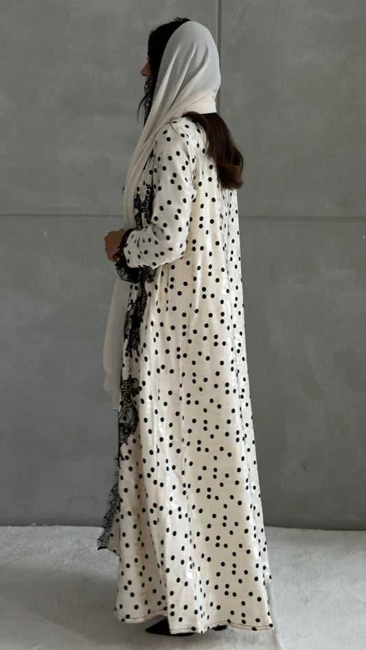 Ivory Lace Dot