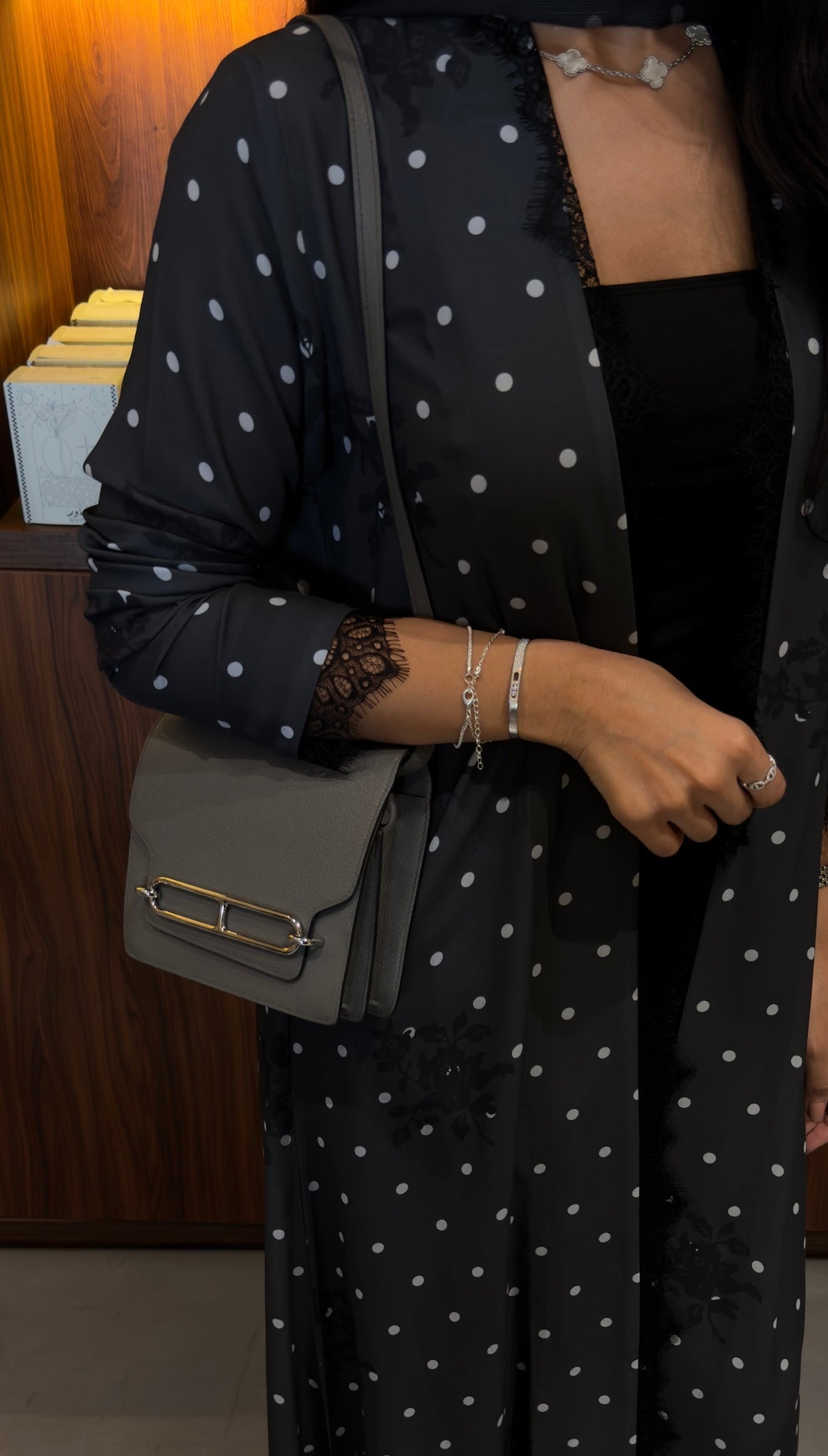 Keke Polka In Grey
