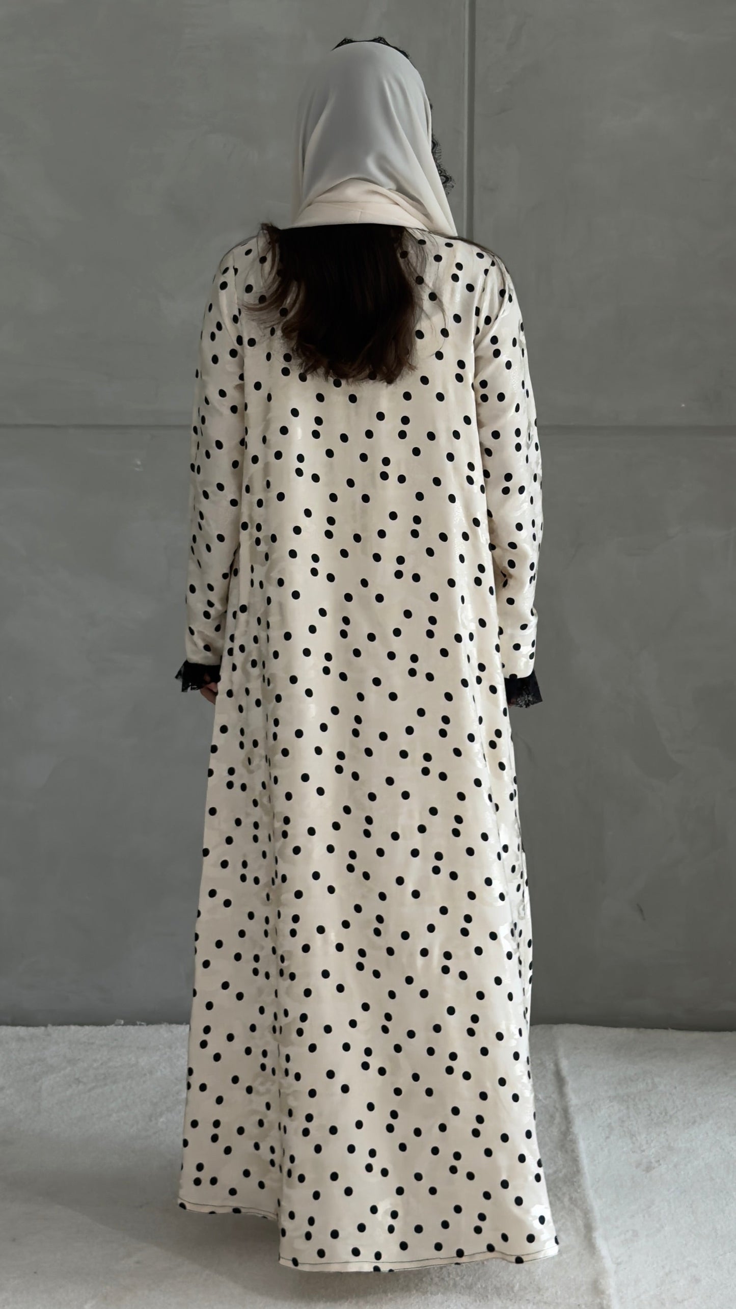 Ivory Lace Dot