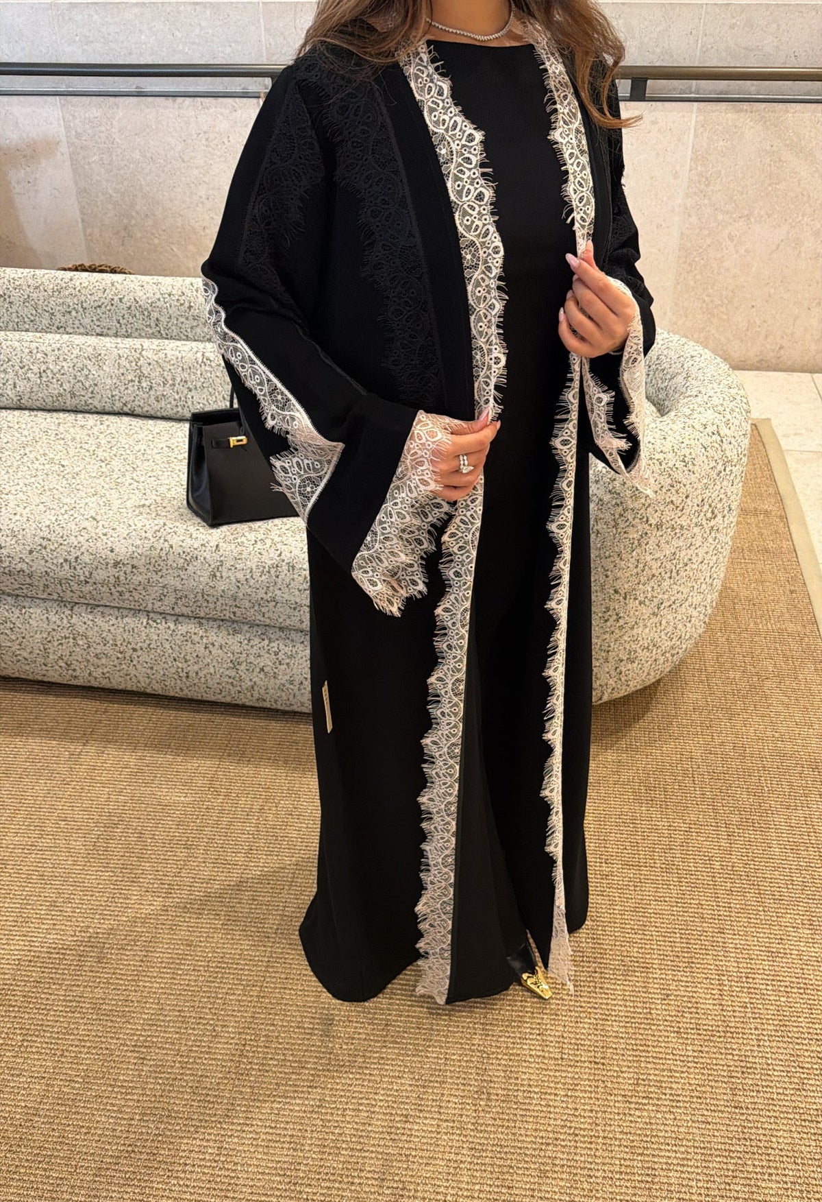 Keke lace abaya