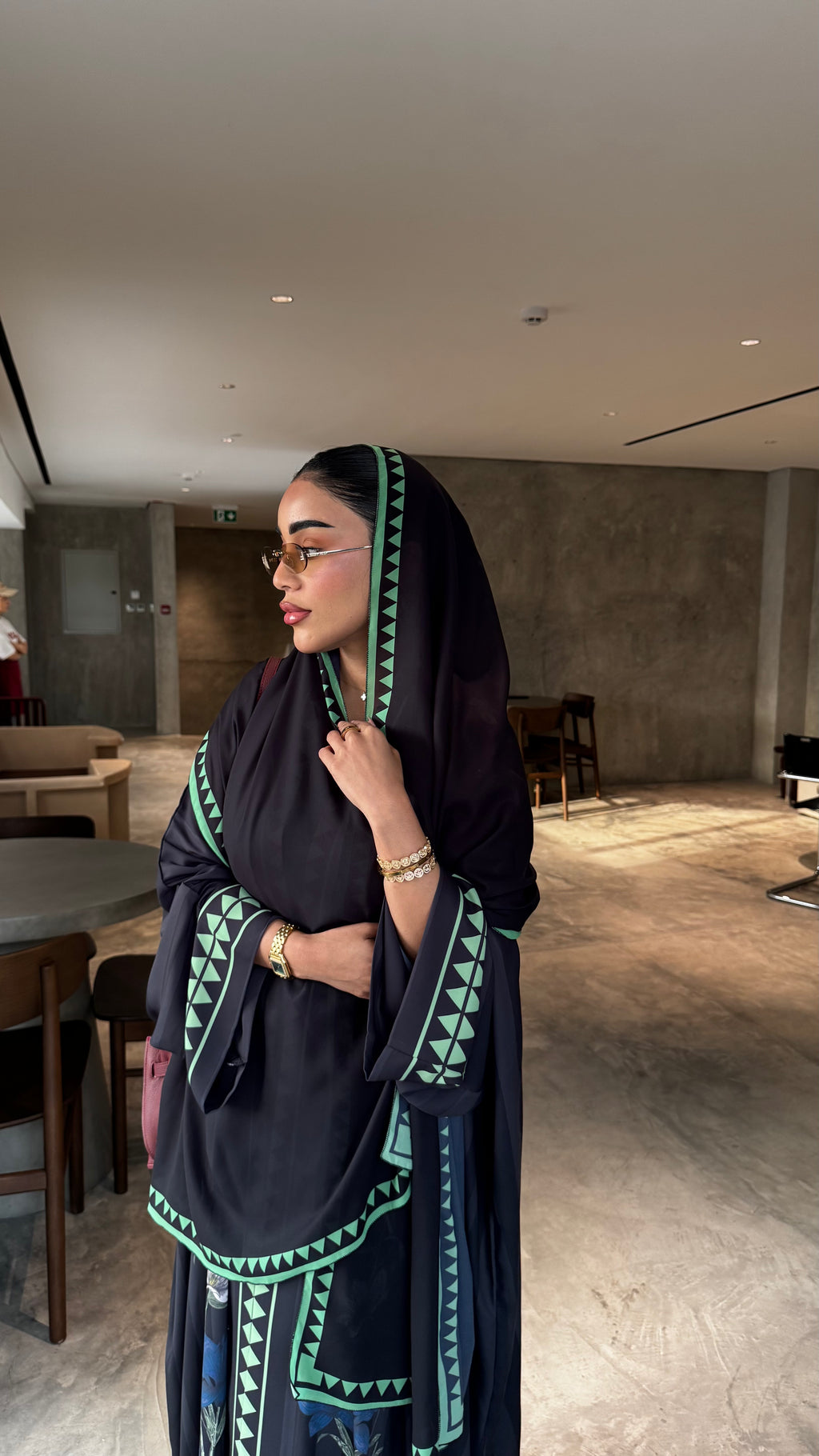 Eden gardenia abaya